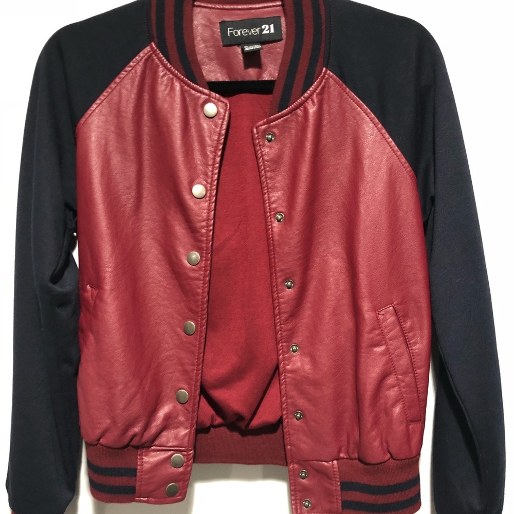 Forever 21 jock style jacket great condition